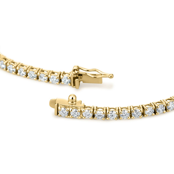 K18YG ディマ ラボグロウン ダイヤモンド ブレスレット 2.5mm 15cm