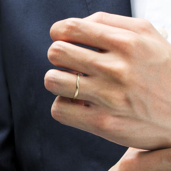 K18CG シャンタン リング 2.0mm 4-14