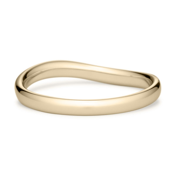 K18CG ナチュレル ダイヤモンド エングレーブ リング 2.1mm 4-14