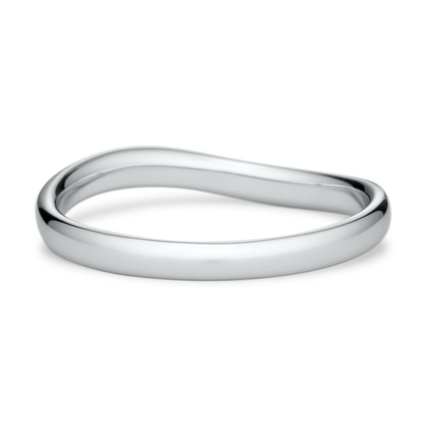 PT950 ナチュレル ダイヤモンド エングレーブ リング 2.1mm 4-14