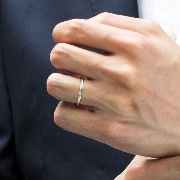 PT950 クオーレ リング 2.2mm 4-14