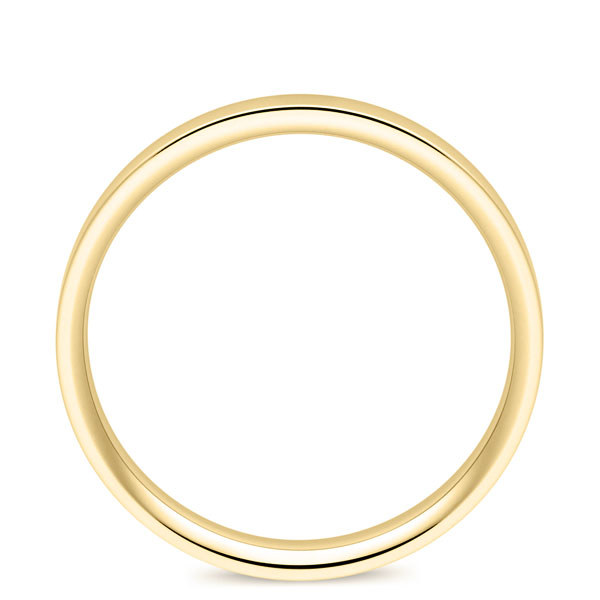 K18YG スクエア リング ヘアーライン 2.3mm 4-14