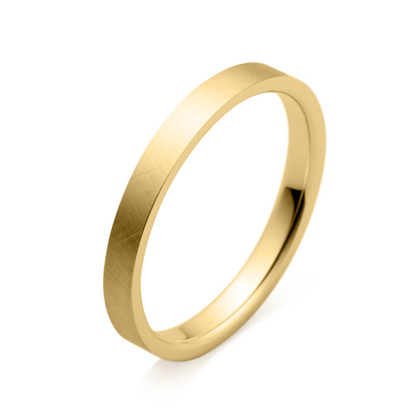 K18YG スクエア リング サティーン 2.3mm 4-14