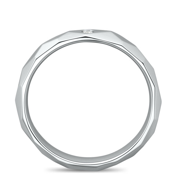 PT950 ヴィオン ダイヤモンド 1pc リング 3.0mm 4-14