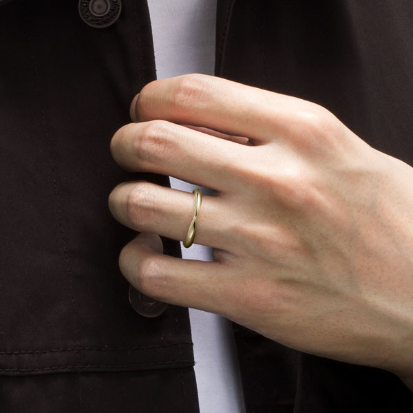 K18CG ソリーフ リング 3.0mm 20.5-24