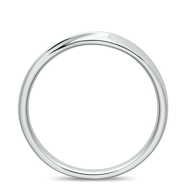 PT950 アントルティエ ダイヤモンド サイドエングレーブ リング 2.0mm 4-14