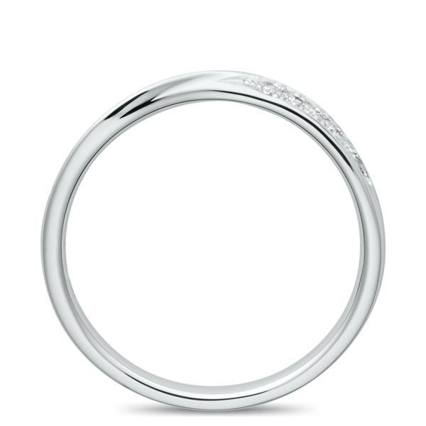 PT950 アントルティエ ダイヤモンド エングレーブ リング 2.0mm 4-14